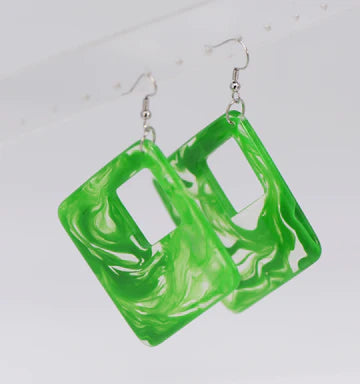 Square earrings