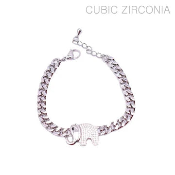 Elephant charm bracelet