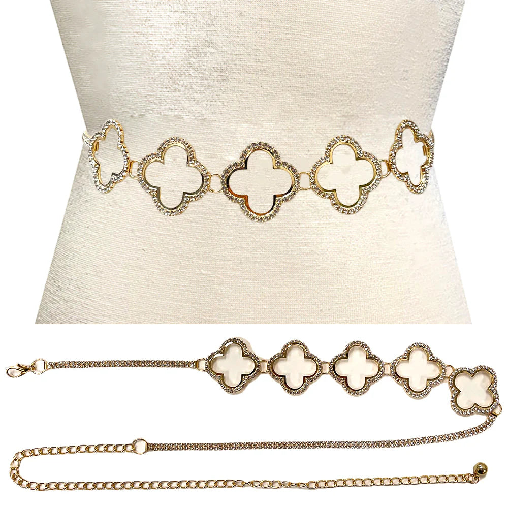 Gold Clover Belt