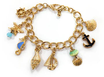 Sea charm bracelet